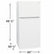 Frigidaire FFTR1835VW Top Freezer Refrigerators White – Appliance Image