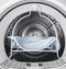 GE Appliances GFT14ESSMWW Front Load Dryers White – Side Profile