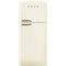 Smeg FAB50URCRB3 Top Freezer Refrigerators Glossy Cream Front View