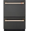 CAFE CDD420P3TD1 Built-In Dishwashers Matte Black – Angle View