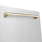 ZLINE DWMTZ30424G Built-In Dishwashers Gold – Detail Close-up