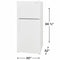 Frigidaire FFHT2022AW Top Freezer Refrigerators White – Appliance Image