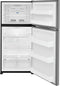 Frigidaire FFHT1835VS Top Freezer Refrigerators Stainless Steel – Lifestyle Photo