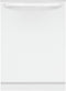 Frigidaire FDPH4316AW Built-In Dishwashers White Front View