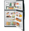 GE Appliances GIE21GTHBB Top Freezer Refrigerators Black – Catalog Photo