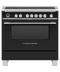Fisher & Paykel OR36SCI6B1 Freestanding Ranges Black Front View