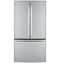 GE Appliances GWE23GYNFS French Door Refrigerators Fingerprint Resistant Stainless Front View