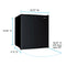Avanti RM16J1B Compact Refrigerators Black – Official Product Photo