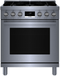 Bosch HGS8055UC Freestanding Ranges Stainless Steel Front View