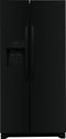 Frigidaire FRSS2323AB Side By Side Refrigerators Black Front View