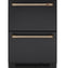 CAFE CDE06RP3ND1 Compact Refrigerators Matte Black – Angle View