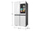 Samsung RF23DB990012 French Door Refrigerators White Glass – Official Product Photo