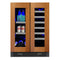 XO Appliance XOU24BWDDGO Wine Fridges Panel Ready & Glass Front View