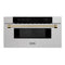 ZLINE MWDZ30SSCB Built-In Microwaves Champagne Bronze – Official Product Photo