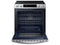 SAMSUNG NE63T8911SS Slide-In Ranges Fingerprint Resistant Stainless Steel – Studio Shot