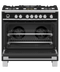 Fisher & Paykel OR36SCG6B1 Freestanding Ranges Black – Catalog Photo