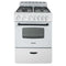 Avanti GR2414CW Freestanding Ranges White Front View