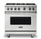 Viking VGR5366BSSLP Professional Ranges Stainless Steel Front View