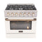 KUCHT KNG361LPWGOLD Professional Ranges 0 Front View