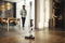 Miele TRIFLEXHX1FACELIFTLW Upright Vacuums Lotus White – Studio Shot
