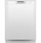 GE Appliances GDF450PGRWW Built-In Dishwashers White Front View