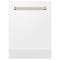 ZLINE DPVZWM24G Dishwasher Parts & Accessories Gold Front View