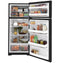 GE Appliances GTE18DTNRBB Top Freezer Refrigerators Black – Catalog Photo