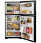 GE Appliances GTE19JTNRBB Top Freezer Refrigerators Black – Catalog Photo