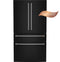 CAFE CGE29DP3TD1 French Door Refrigerators Matte Black – Catalog Photo