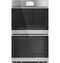 CAFE CTD90DM2NS5 Double Wall Ovens Platinum Glass Front View