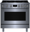 Bosch HDS8655U Freestanding Ranges Stainless Steel Front View