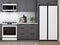 SAMSUNG RS23CB760012 Side By Side Refrigerators White Glass – Studio Shot
