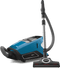 Miele BLIZZARDCX1TURBOTEAMPOWERLINETB Canister Vacuums Tech Blue Front View