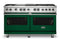 Viking VDR5606GQIVLP Freestanding Ranges Ivy Front View