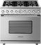 Superiore RD361GCSC Professional Ranges Stainless Steel, Chrome Front View