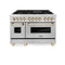ZLINE RAZ48G Professional Ranges Gold – Appliance Image