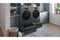 LG WDP8B Laundry Pedestals Brushed Black Steel – Detail Close-up