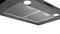 Bosch HCP80641UC Ducted Mount Hoods Black Stainless Steel – Studio Shot
