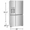 Frigidaire GRQC2255BF French Door Refrigerators Stainless Steel – Appliance Image