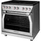FORZA FR366GN Professional Ranges Standard Configuration Stainless Steel – Studio Shot