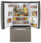 GE Appliances GFE26JMMES French Door Refrigerators Fingerprint Resistant Slate – Catalog Photo