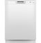 GE Appliances GDF511PGRWW Built-In Dishwashers White Front View