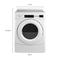 Whirlpool CED9160GW Commercial Washers White – Official Product Photo