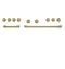 CAFE CXPR8HKPTCG Cooktop, Oven & Range Accessories Brushed Brass Front View