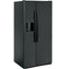 GE Appliances GSE23GGPBB Side By Side Refrigerators Black – Official Product Photo