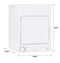 GE Appliances DSKS333ECWW Portable Dryers White On White – Official Product Photo