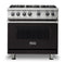 Viking VGR5366BONLP Freestanding Ranges Onyx Front View