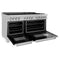 ZLINE RASSNBR60 Professional Ranges Durasnow Stainless Steel With Brass Burners – Studio Shot