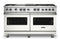 Viking VDR5606GQPWLP Freestanding Ranges Pure White Front View