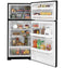 GE Appliances GTE17DTNRBB Top Freezer Refrigerators Black – Catalog Photo
